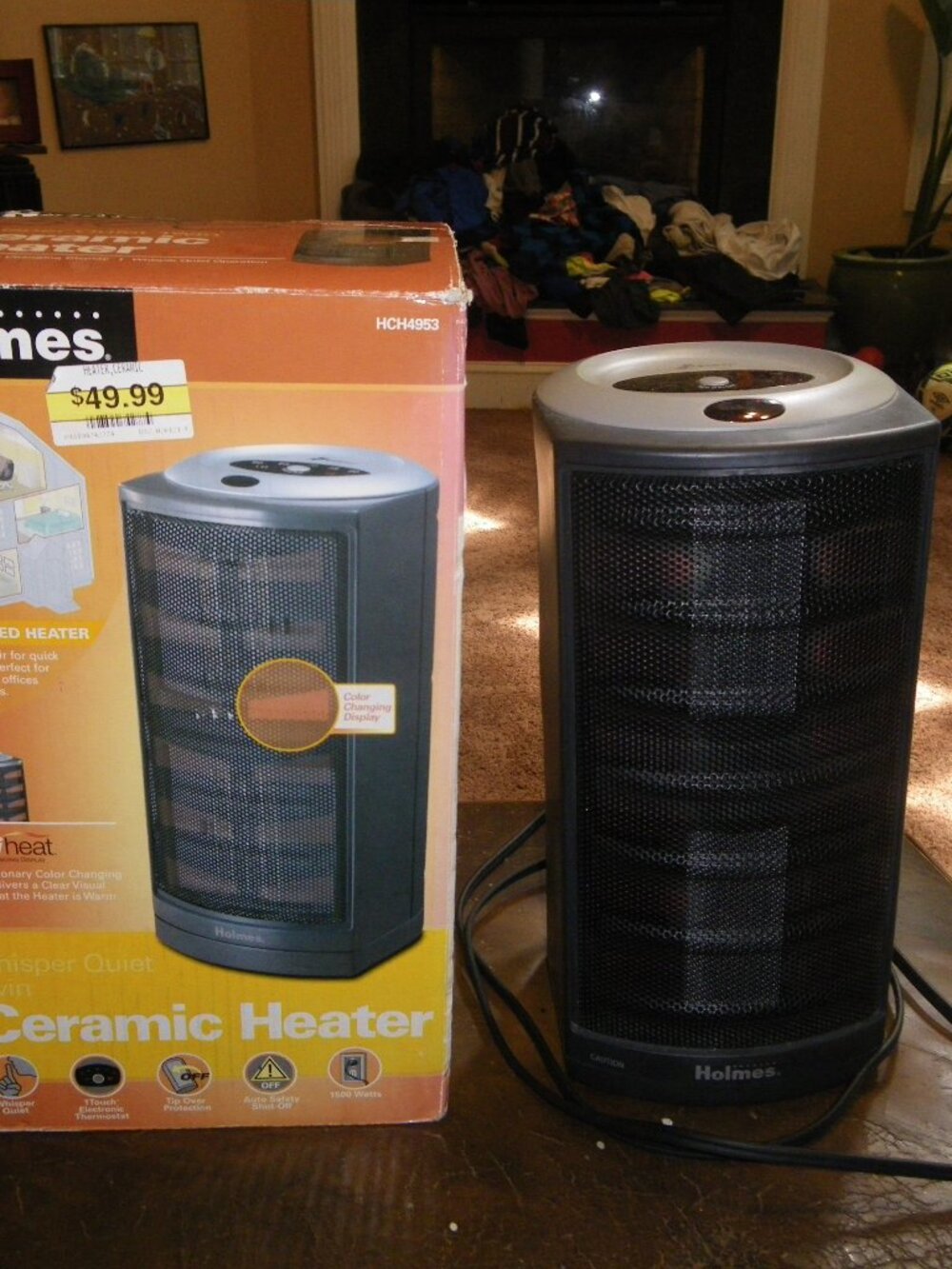 Holmes Whisper Quiet Twin Ceramic Electric Space Heater